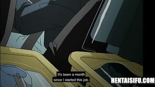 Pro Stain Remover Helps Japanese MILFs With Sex Stains (ENG SUB HENTAI)