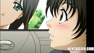 Pro Stain Remover Helps Japanese MILFs With Sex Stains (ENG SUB HENTAI)