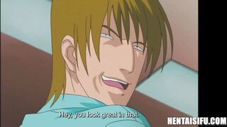 3 MILFS Board A Kinky Bus That Takes Them Places - ENG SUBS