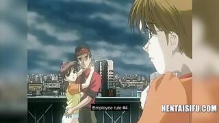 Bugger Joint's Gold Digger Teen Fucks Her Manager PT 2