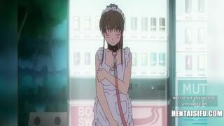 Just An Apron And A Dog Collar On My Sex Slave