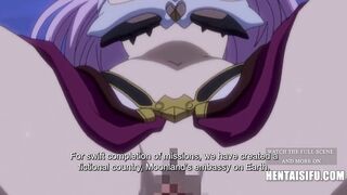 The Righteous virgin princess turned into a big tit cum chugging whore - ENG SUBS