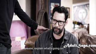 Daddys boy gifts his GF to his widowed dad - Lacey Lennon