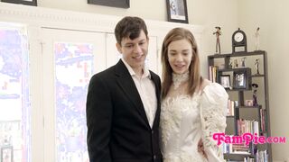 Mom and Dad Watch Bro And Sis Consumate Their Marriage