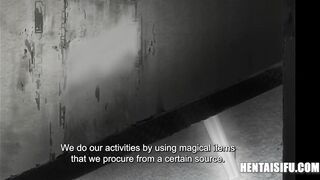 Female teacher desperate to grow a dick.. tries everything - ENG SUBS