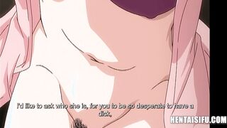 Female teacher desperate to grow a dick.. tries everything - ENG SUBS