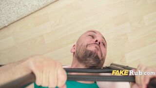 Girl With Tattoos Fucks A Stuck Man