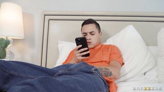 Slippery When She Is Around Her Son