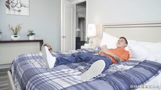 Slippery When She Is Around Her Son