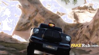 Taxi Saga Cums To An Orgasmic Orgy Conclusion - Rebecca Volpetti, Lady Gang, Eden Ivy