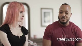 Hot Tranny Stepsister With Pink Hair