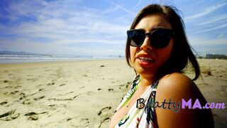 POV The Beach & My Busty Mom - Ella Knox