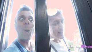 Handy Men Get Handsy With A GILF Client