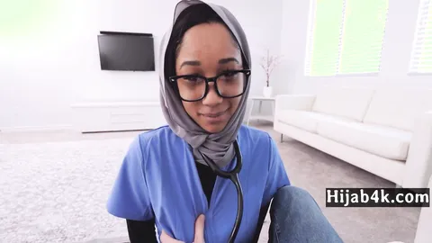 Tiny Muslim Resident Doctor Takes Care Of Patients Needs - Alexia Reign