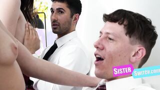 Teen Stepsisters Drop Their Panties For us- Chloe Rose, Fiona Frost