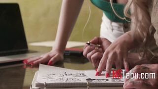 My Pretty Big Tits Blonde Stepsister - Stepsis Wants To Feel My Passion Once Again -London Laurent