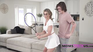 Stepmom's Tennis Outfit Makes My Penis Hard -Cory Chase