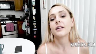 Blonde Step Daughter Aften Opal Can Keep A Secret - Aften Opal, Brother Love