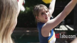 A Bestie & The Best Lover - Cheer Girls Lick Eachothers Slits - Maria Kazi, Melody Marks