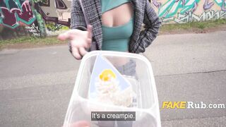 Asking Random English Girl If She Wants A Creampie -  Ellie Shou, Martin Gun