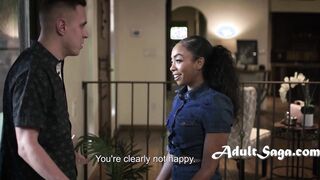 Ebony Gaslights & Fucks Her Married Friend - Cali Caliente