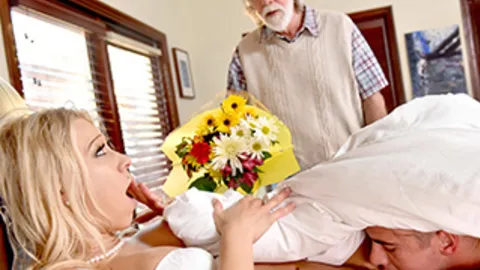 Husband Gives Flowers, Son Eats Her Flower - Katie Morgan