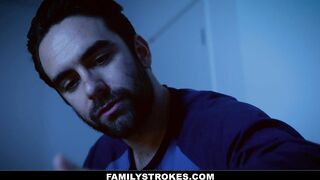 Son Secretly Fucks Step Mom While Dad Is Asleep - Britney Amber