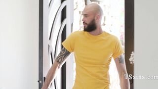 TSSINS - Bestie's Trans Stepsister Caught Mid Cam Show - Cliff Jensen, Itzel Saenz