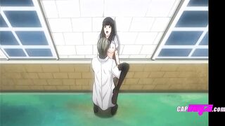 CapHentai - Evil HS Doctor Uses Star Athlete & Her Stepsister For Sex