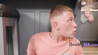 Step Mom's Steamy Scrubdown In Lingerie Got Him Horny AF - Kendra Heart, Parker Sims