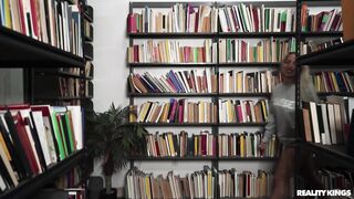 Sneaky Couple Library Fuck Sesh