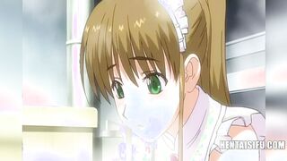 She Wants To Be The Best Big Tits Maid In The World - HENTAI