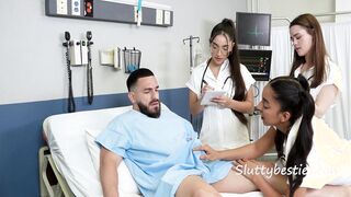 [Sluttybesties] Beyond Stethoscope (3 Slutty Doctors Fuck One Lucky Patient)