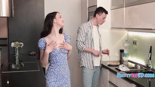 [BrattysisHD] Step Sister's Mini Skirt Maneuver - Charlie Dean, Ohana Petite