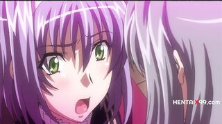 [Hentaix99] Alpha Breeds Cis Girls & HIS Trans Slave & Gets Them Both Pregnant - HENTAI