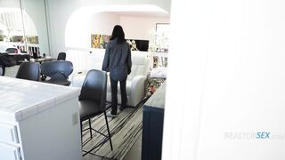 I don't want my wife to come down here and catch me fucking the realtor -You're pretty sold on the house, right - Serena Hill