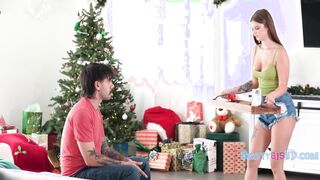 Step Sis Is Weird With Christmas Traditions But GODDAMN SHE IS HOT! - Stepsister Wants Santas Milk - Nade Nasty, Sky Wonderland