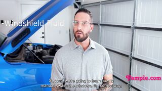 [Fampie] Hormonal Teenage step Daughter Wont Let stepDaddy Work In Peace - Myra Moans, Quinton James