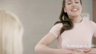 Curious Masseuse Fucks Tranny Client