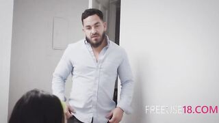 Teen Freeuse By StepDad's Debt Collector