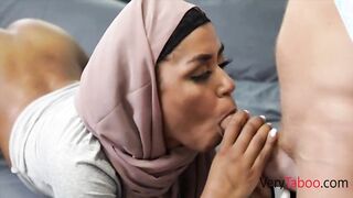 Stepbro Respects Ebony Sis By Fucking Her In Hijab- Milu Blaze
