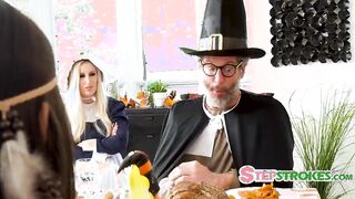 Family Thanksgiving Orgasm Before Food-Gasm