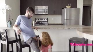 Busty Ginger Wants Her Step Bro's Stiffie But Rest Of The Fam Finds That Iffie