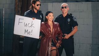 Double Booked! You Gonna Fuck Me, Officers_ - Brandy Salazar, Mick Blue, Derek Savage