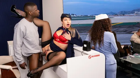 Airport Lounge Lizards Get Lucky_ Part 1 - Melissa Stratton, Aleksa Mink, Ace Hardz