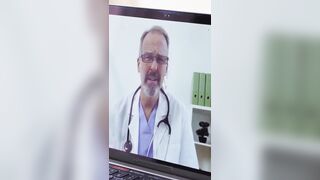 Busty Natural Nurse Freeuse While She Was On A Zoom Meeting- Shorrt