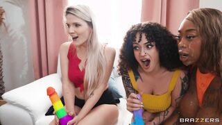 Girl's Night Gets Girth Masterred - Abigaiil Morris, Baby Gemini, XXlayna Marie, Girthmasterr